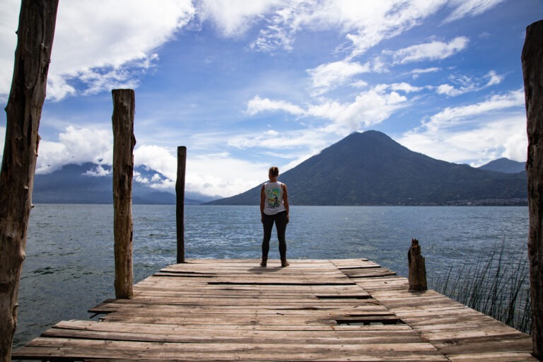Atitlan See in Guatemala
