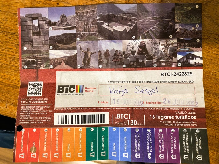 Boleto Turistico für Cusco